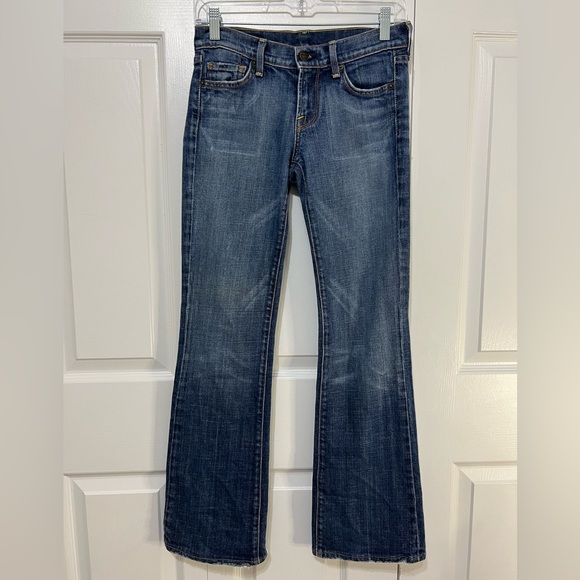 Citizens of Humanity Kelly Stretch 001 Low Waist Bootcut Jeans Size 25 - Picture 2 of 11